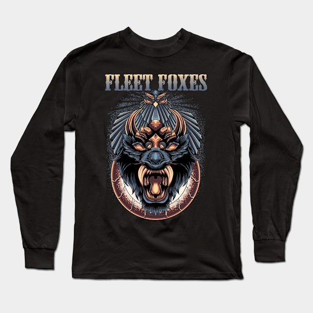 FLEET FOXES VTG Long Sleeve T-Shirt by kuzza.co